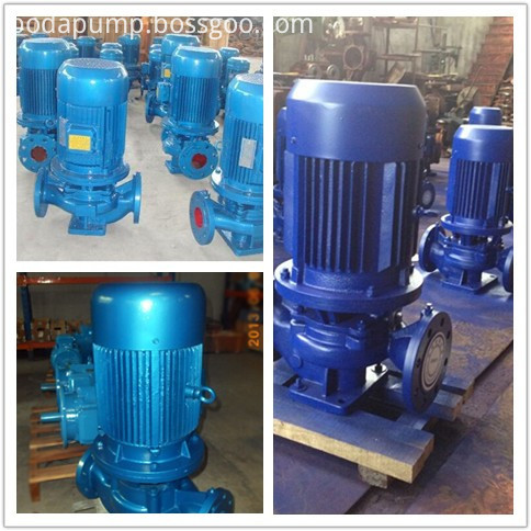 ISG series vertical pipeline centrifugal pump  vertical centrifugal pump 2