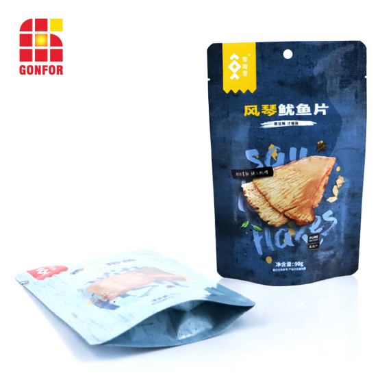 Aluminum Pouch Stand Up Bag For Seafood Packaging