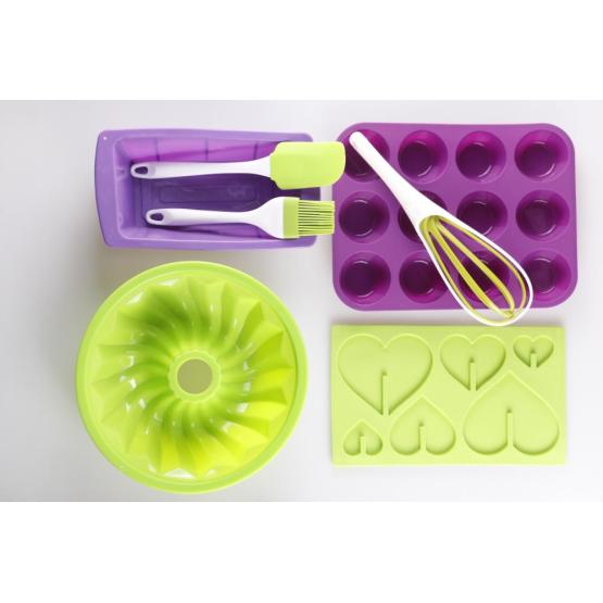 Silicone cake baking set for home kitchen