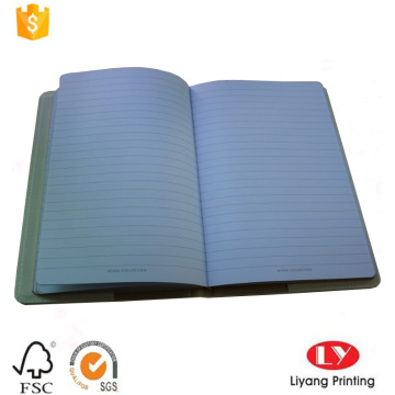 Luxury promotional leather gift notebook printing