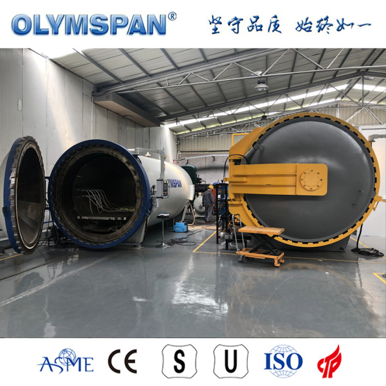 ASME standard fiber glass curing autoclave