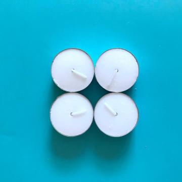 Paraffin Wax White Unscented Tealight Candle Russia Market