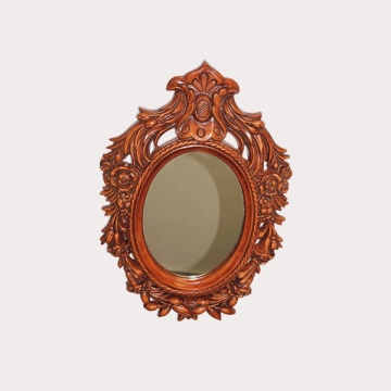 Carved Woodern Frame Vanity Mirror