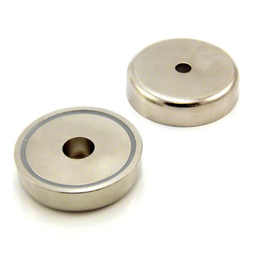 Ndfeb Neodymium pot magnets with through hole