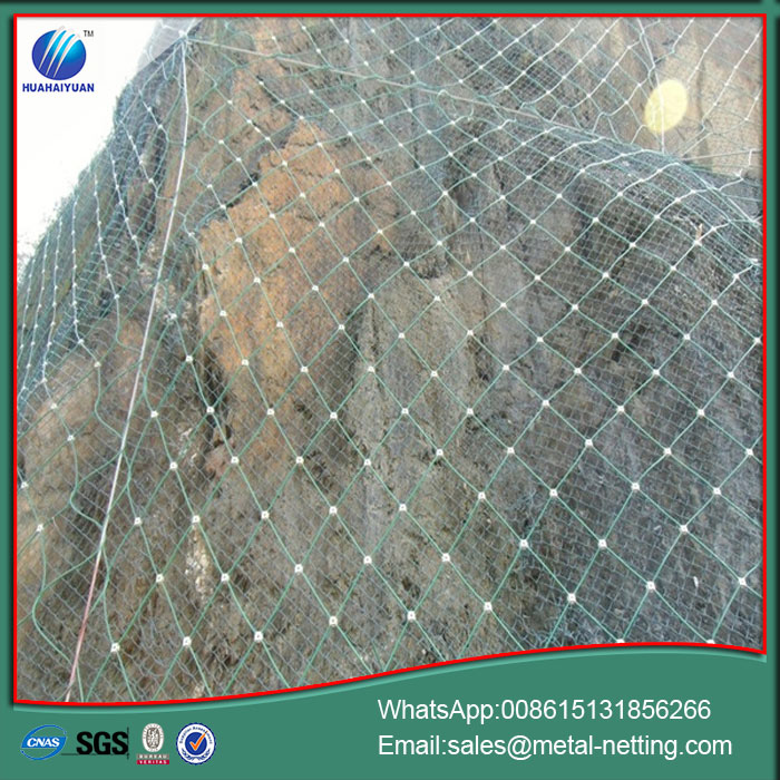 slope protection netting rock fall net mesh