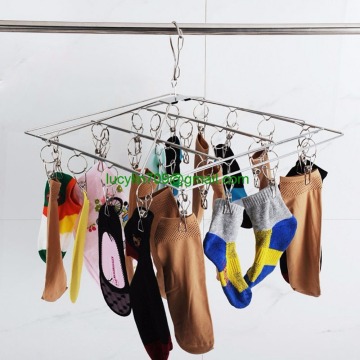 Household Stainless Steel Clothing Rack Organizer Laundry Rack