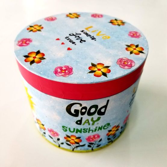 Custom high quality cardboard color logo gift box
