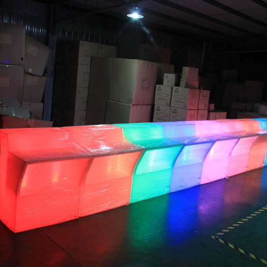 Factory Price Illuminated Led Furniture Bar Table
