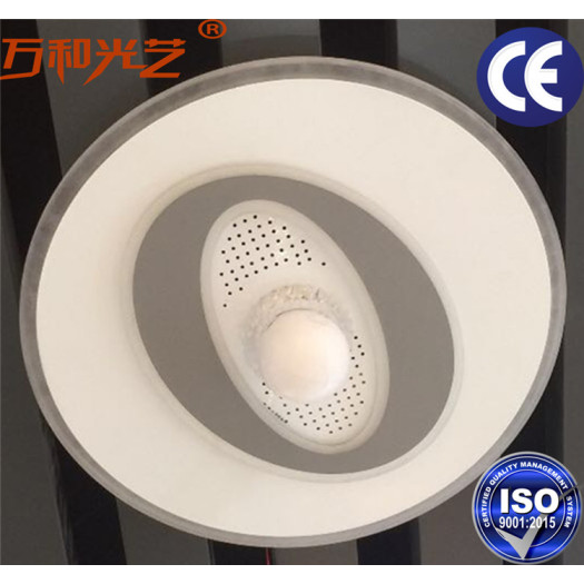 Smart round led guest bedroom ceiling lamp