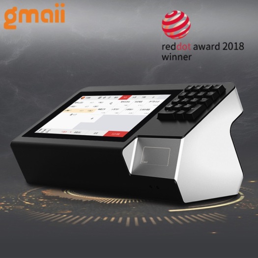 Retail Pos terminal with NFC and keyboard