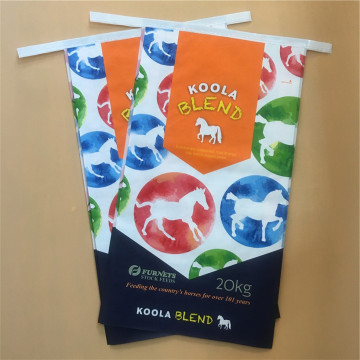 PP woven horse food bag with eazy open