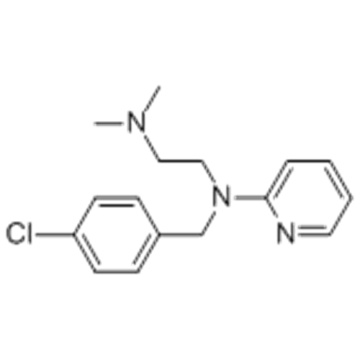 1,2-Ethanediamine,N1-[(4-chlorophenyl)methyl]-N2,N2-dimethyl-N1-2-pyridinyl- CAS 59-32-5