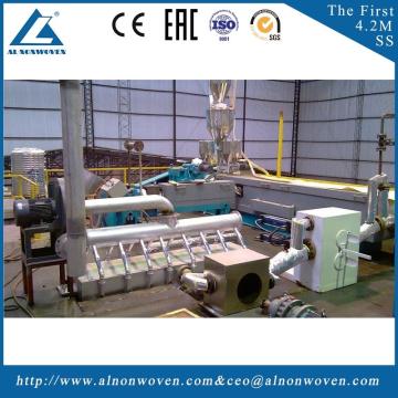 High efficiency AL-1600 SS 1600mm non-woven fabric making machine with low price
