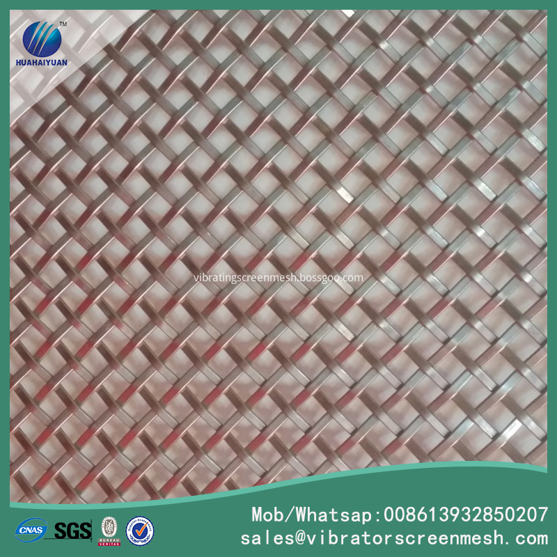 Ss304 Falt Wire Woven Mesh