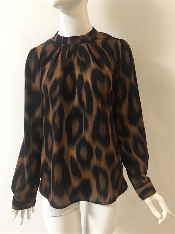Woman Leopard Printing Shirt