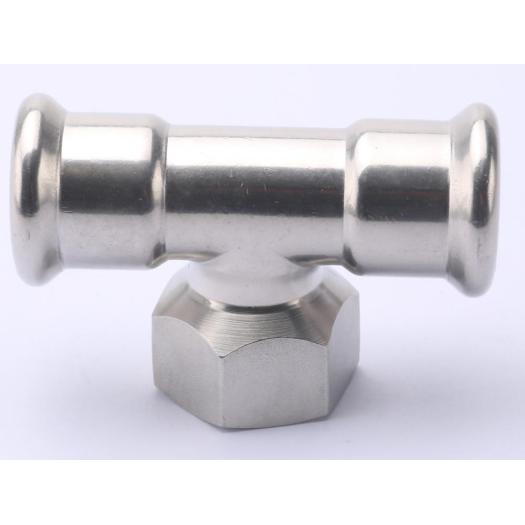 Stainless Steel Female Tee Press Pipe Fitting