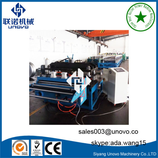 Automatic metal anode plate roll forming machine