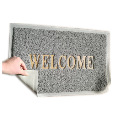 Anti slip dust removal PVC welcome door mat