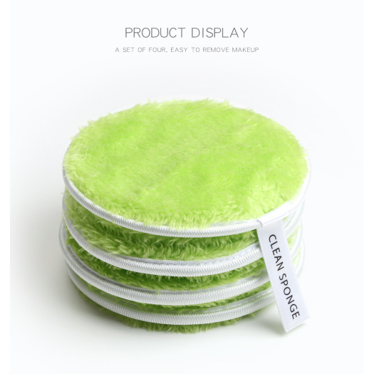 Beauty fashion printing round sponge cosmetic puff
