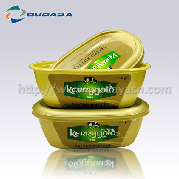 250g IML plastic container for butter
