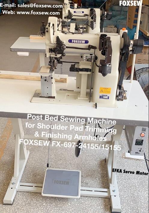 Post Bed Machine For Finishing Armholes 2