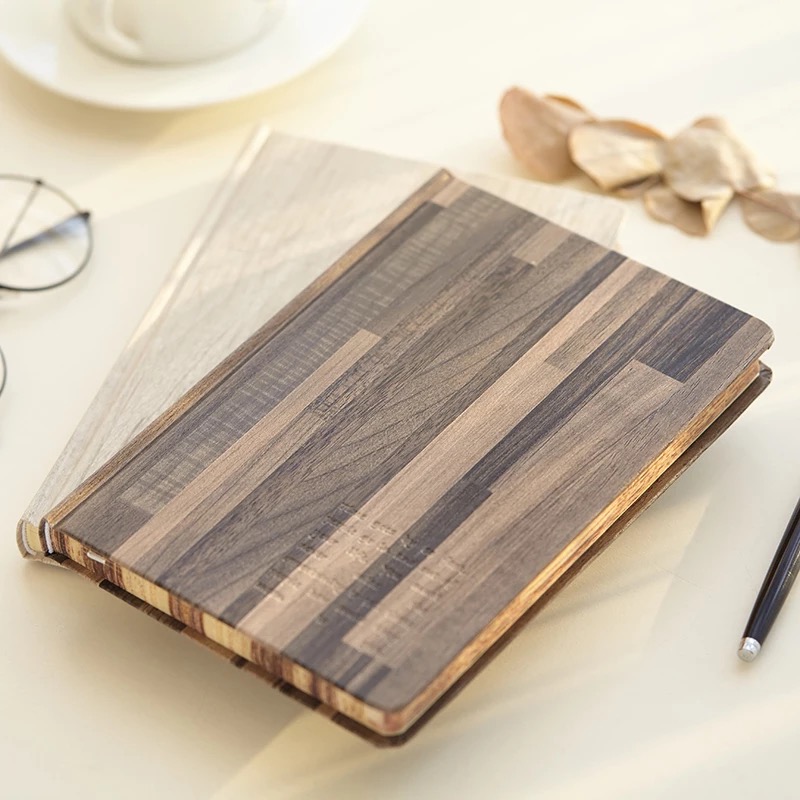 Noterbook Decorative Wood Grain Paper