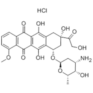 5,12-Naphthacenedione,10-[(3-amino-2,3,6-trideoxy-a-L-lyxo-hexopyranosyl)oxy]-7,8,9,10-tetrahydro-6,8,11-trihydroxy-8-(2-hydroxyacetyl)-1-methoxy-,( 57251465,8S,10S)- CAS 23214-92-8