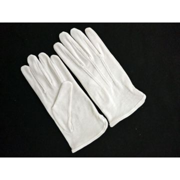 White Cotton Working Gloves