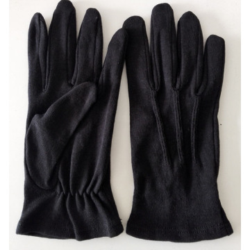 Ladies Lady Black Cotton Gloves