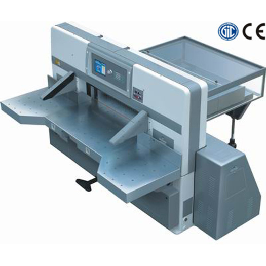 SQZK1370D Program control double hydraulic double guide paper cutting machine