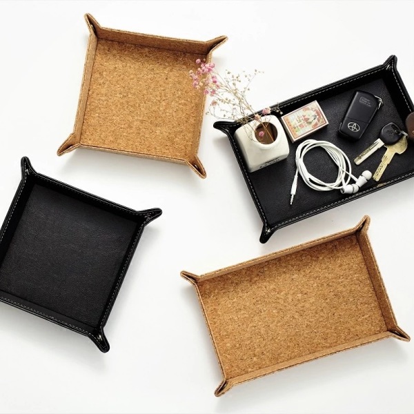 Cork leather for office products and notebook