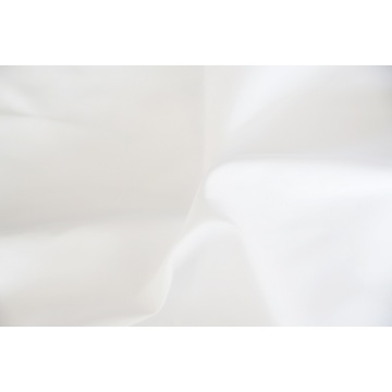 100% Polyester Anti Bacterial Treatment White Fabric
