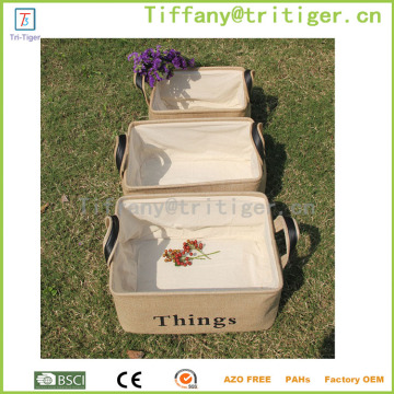 Customized Foldable storge box wholesale storage basket fabric Storage Basket