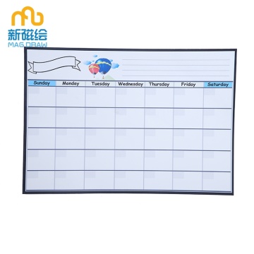 Magnetic Whiteboard Fridge Paper Calendar