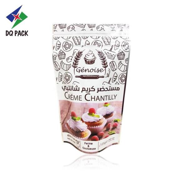 125g Plastic Printed Cream Doypack With Ziplock