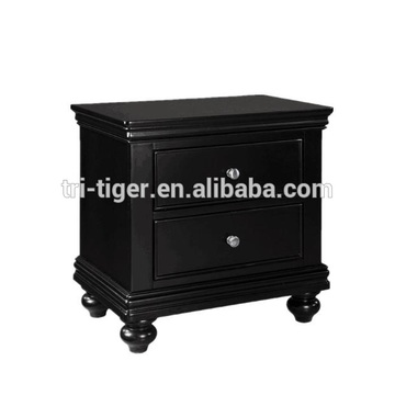 Factory direct cheap simple design wood nightstand bedside table for wholesale