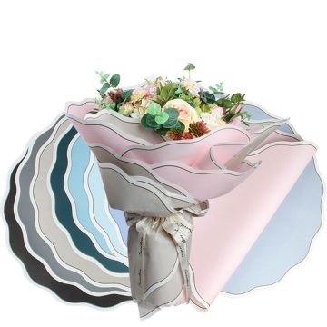 Round flower waterproof wrapping paper suppliers