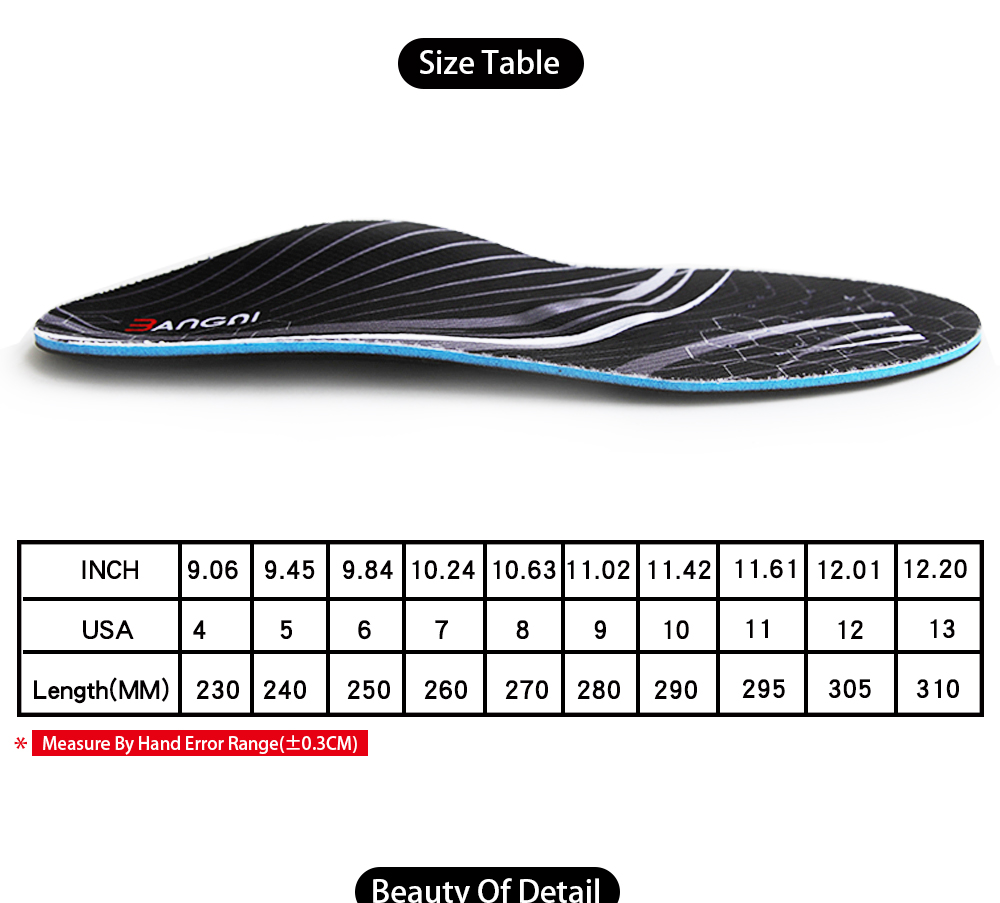 Flat feet insoles