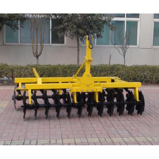 Farm disc harrow soil cultivating machine