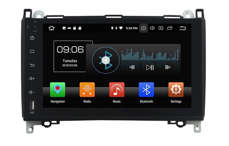 Android head unit with GPS for Benz B200 (1)