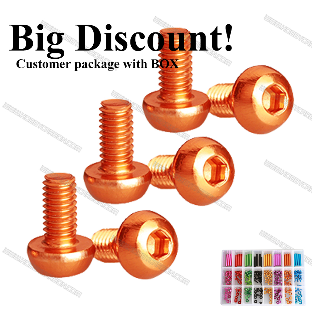 Button head screw orange