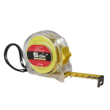 7.5m/25mm yellow carpentry portable steel tape measure