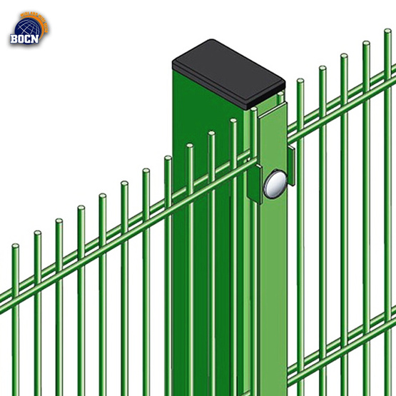 Double horizontal wire safety fence