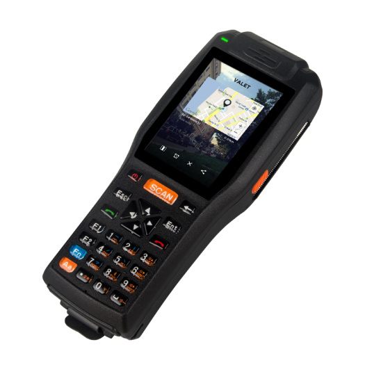 Industrial Rugged scanner PDA terminal with printer