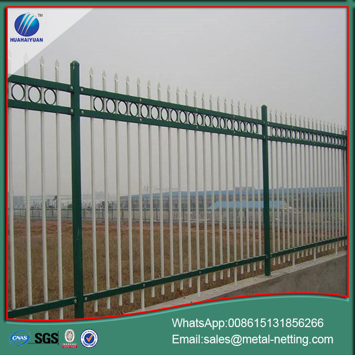 steel fence palisade fencing metal security fence