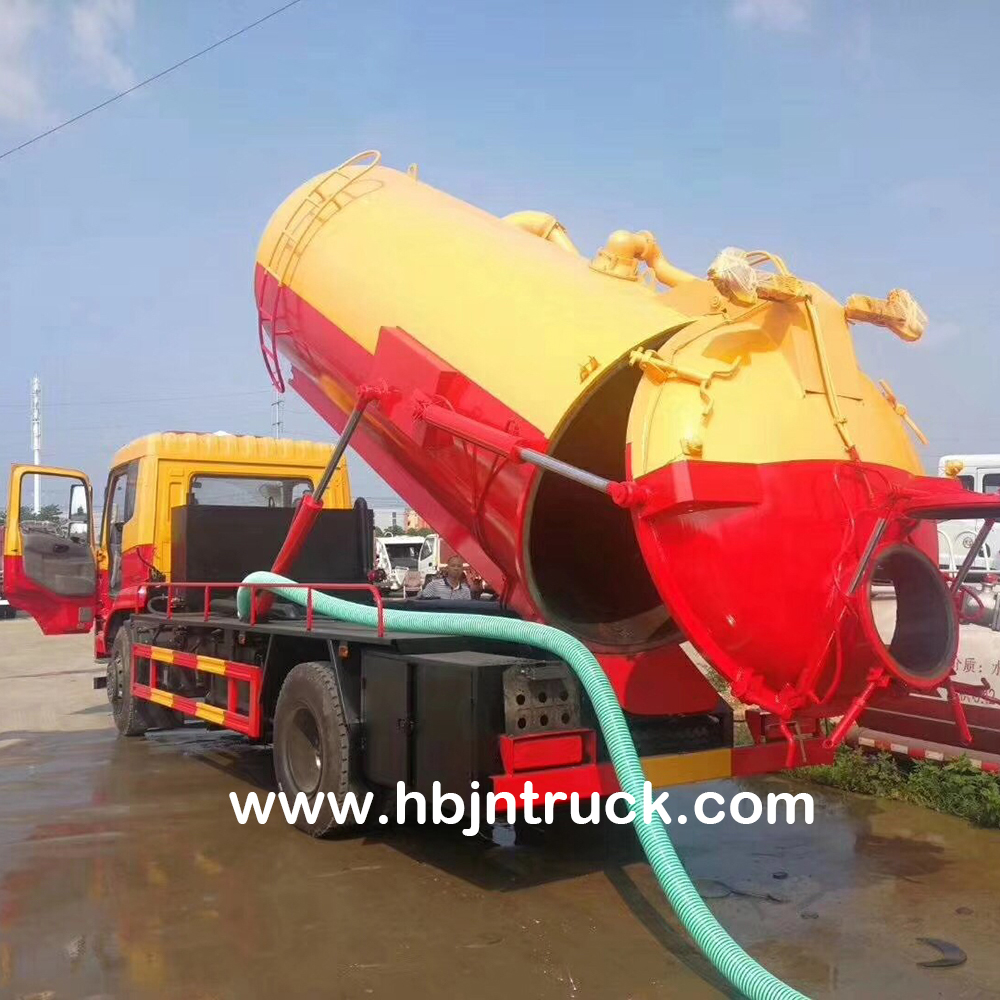 10000 Liters Waste Water Suction Truck
