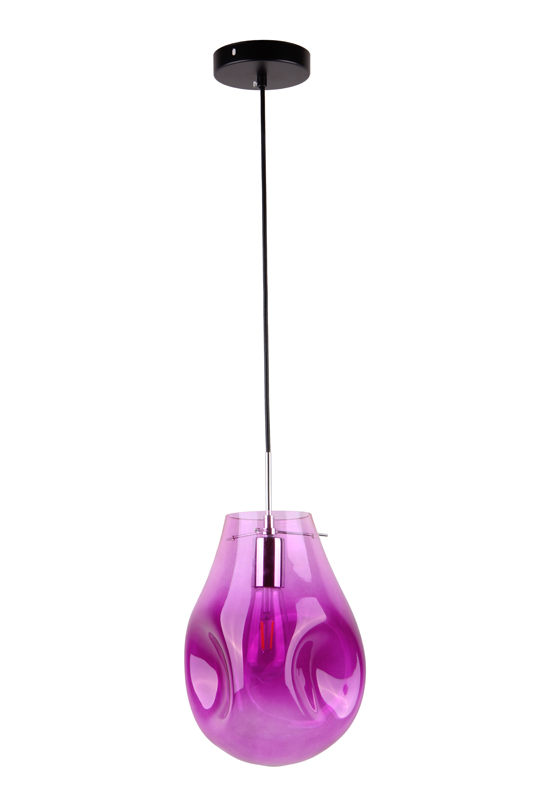Pink Glass Lamp