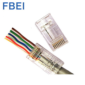 Hot selling 1.2MM EZ Cat6A utp connector