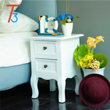 white modern wood bedside table bedroom cabinet and drawers