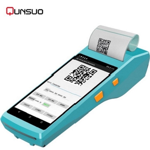 Android Barcode scanner printer PDA with 5.5inch display